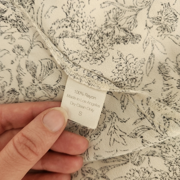 Backless Roe + May white/ivory and black floral maxi dress - Picture 2 of 9